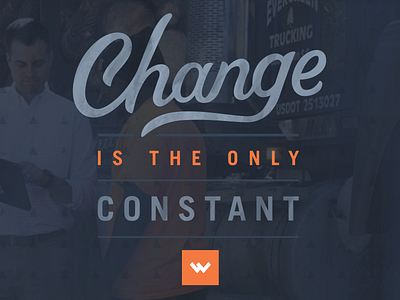 Change is the Only Constant affinity designer lettering typography vector worthwhile