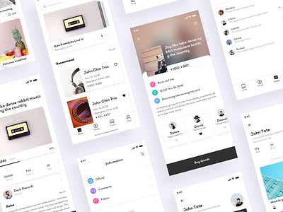 Singing app app ui
