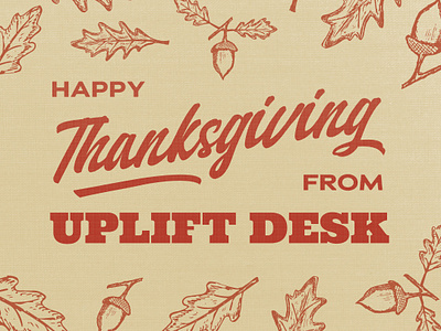 Happy Thanksgiving! acorns fall festivities happy holiday illustration illustrator instagram leaves season social media texture thank you thankgiving thanks