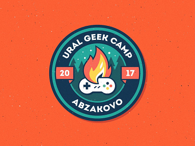 UGC17 logo badge brand branding design emblem flat ildanflash logo logotype patch vector