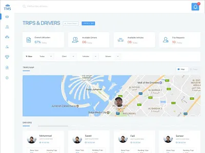 TransportationManagementSystem ui ux web application