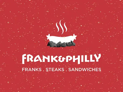 Frank And Philly Logo 1 branding illustration logo typography vector