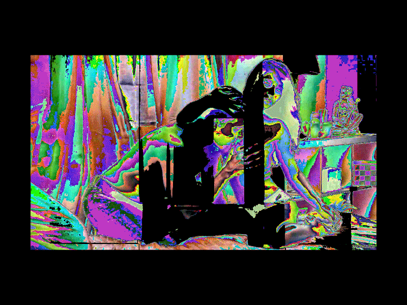 LUSTLINIE | Processing Visuals coding data moshing glitch live processing teletext visuals