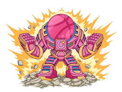 Halo-buster art character colors design design art first shot hello dribbble illustration illustrator robot vector