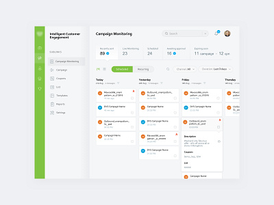 Dashboard Design clean concept dashboard design flat illustration minimal typography ui ux vector web