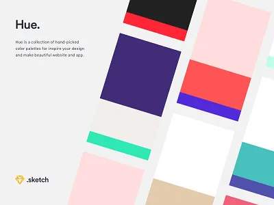 Hue - Free Website & App Color Palettes app art direction colors palette design design process download freebie inspiration ui ux website