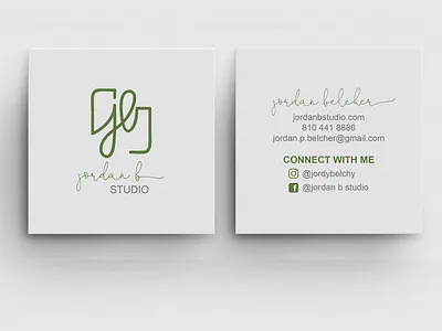 Square Business Card branding design business card graphic design layout design
