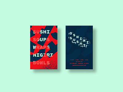 Sushi Business Card