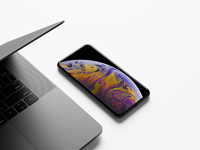 iPhone XS Max Mockup apple device free freebie ios iphone iphone xs max mockup modern psd showcase smartphone template