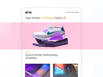 🔥 Weekly Tech Digest / Digit Insurance 🔥 css design digest email emailer html mailer newsletter newsletter design ui ux