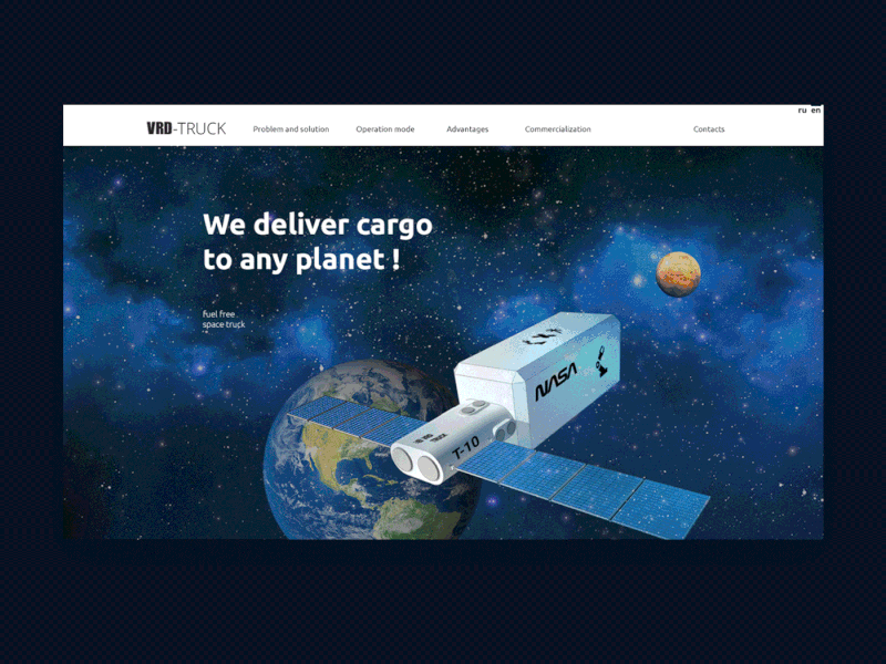 Webite for space VRD animation branding design design agency developement developers gif icon illustration logo logo design space ui ux web web design website