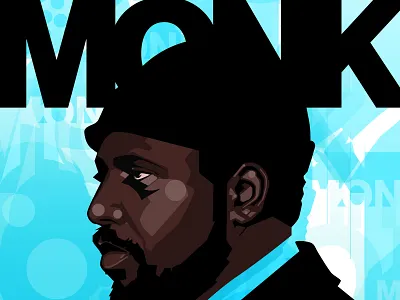 Monk creative direction design graphic design illustration typography