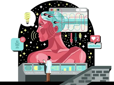 Artificial Life ai character design holt510 icons illustration illustrator oakland san francisco sf bay area stars visual designer