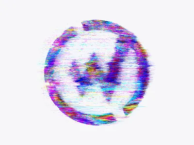 Glitchy WillowTree Logo giltch glitch art glitch effect logo photoshop