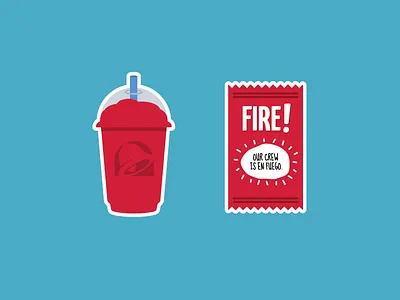 Taco Bell sticker sheet drink hot sauce sticker mule stickers taco bell