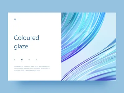 Abstract Fluid 02 blue c4d card fluid plate design purple ui white