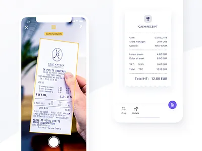 Scan a receipt - Qonto accountant api app bank camera edit invoice ios photo qonto receipt scan scan bot sdk vat