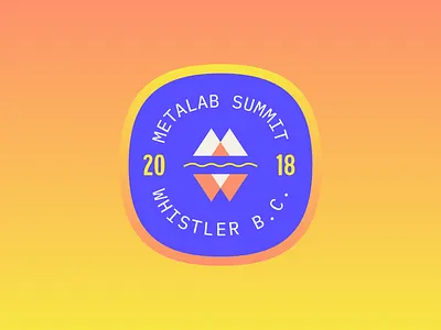 Summit Badge Reject badge british columbia canada metalab summit whistler