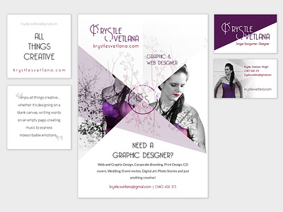 My own branding mockup branding design krystlesvetlana print design stationary