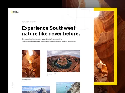 Southwest Exploration layout natgeo national geographic nature photo blog photography travel travel photography