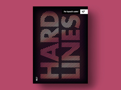 Hard lines - poster design composition hardline layout lettering line lines linework poster