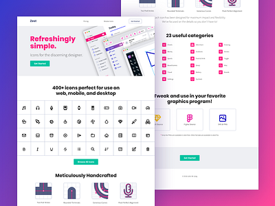 Zest Website icon pack