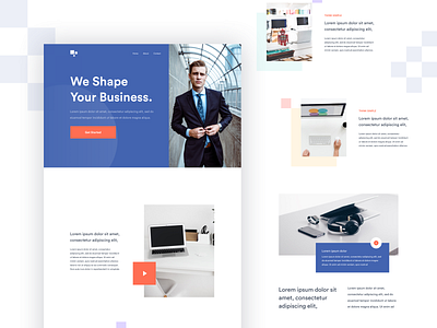 Homepage Design design homepage design landing page minimal ui ux web design