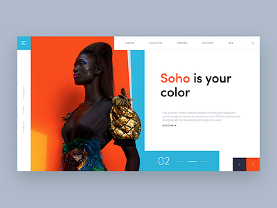 Fashion Landing Page color fashion landing page