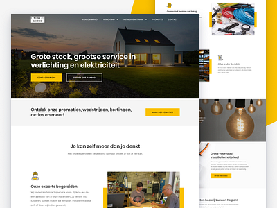 Elektro Mirko belgium electricity figma html css javascript landing page light lighting local business ui ux webflow website
