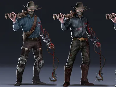 Character Design: "Duke" The Junkyard Foreman! character design concepts gaming graphic art video games