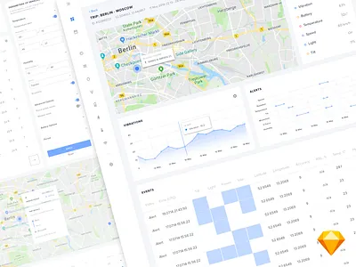 Cargo tracking system. Dashboard chart dasboard free freebie sketch statistics system tracking user panel web