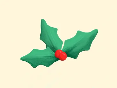 Holly Jolly holidays illustration