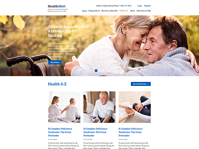 Health Alert - Redesign clean health medical medicine redesign