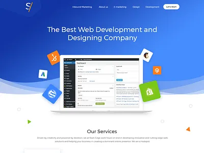 Homepage Design banner design branding homepage design illustration landing design landing page typography ui ux