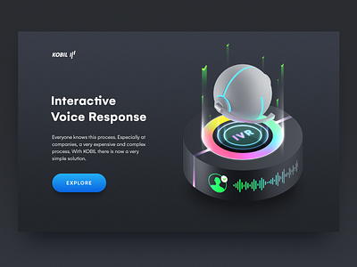 User Authentication by Phone art branding business illustration crypto data center gradient home page icon identity illustration illustration design kobil layers protection security system ui vector web web illustration