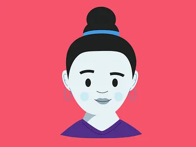 Greta Do It Betta avatar character head illustration ui woman woman illustration women