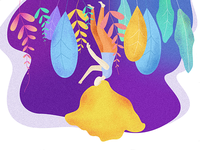 Alice In Wonderland card color daily design illustration