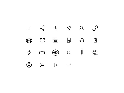 Iconography design flat iconography icons icons design interface ui vector