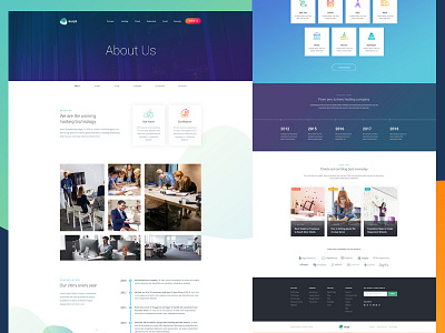 About Us Page about about page about us about us page gradient hosting about