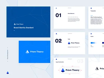 Prism Theory - Branding Identity brand branding branding identity crypto currency icon identity logo logo design logotype simple website