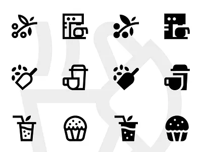 Basicons — Coffee house americano beans coffee coffee beans coffee machine coffeehouse dessert espresso house icons kettle latte mugs svg take away to go vector