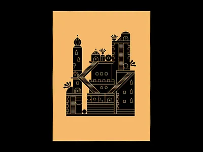 Castle building castle illustration monument plant structure valley vector videogame