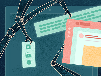 Auto-Responders for Mailpoet color colorful creative design digital illustration drawing editorial editorial illustration illustration illustrator