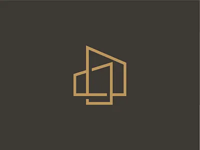 Architecture Mark abstract architechture branding concept gold logo logo grid mark minimal unused