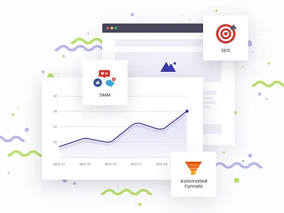 Attendance analytics graph dashboard ecommerce extensions icons opencart ui