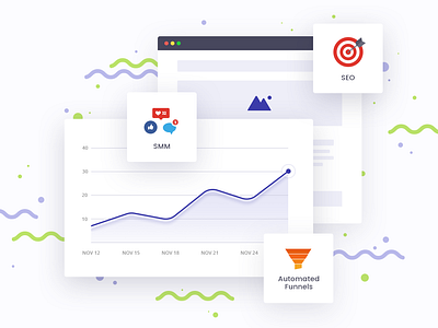 Attendance analytics graph dashboard ecommerce extensions icons opencart ui