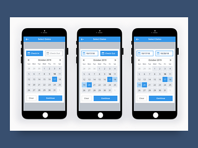 Mobile Date Picker date picker mobile ui
