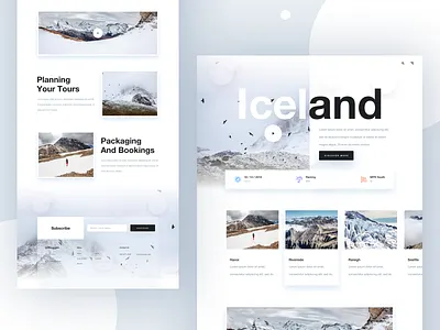 Travel Landing for 2019 2019 booking booking form clean color destination flight landing page layout minimal template travel travelblog trending typography ui ux vacation webdesign website