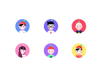 profile picture design dynamic gui icon illustration logo