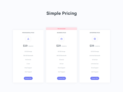 Pricing Page - Hyper Admin admin admin dashboard clean flat plan pricing ui
